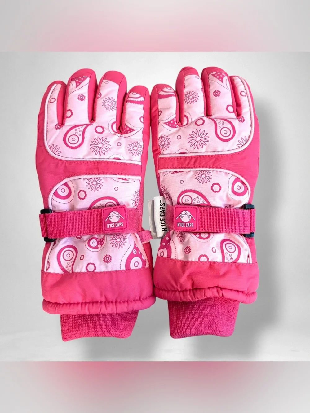Nice Caps Thinsulate - Waterproof Warmest Winter Girls Gloves Size CH S/M